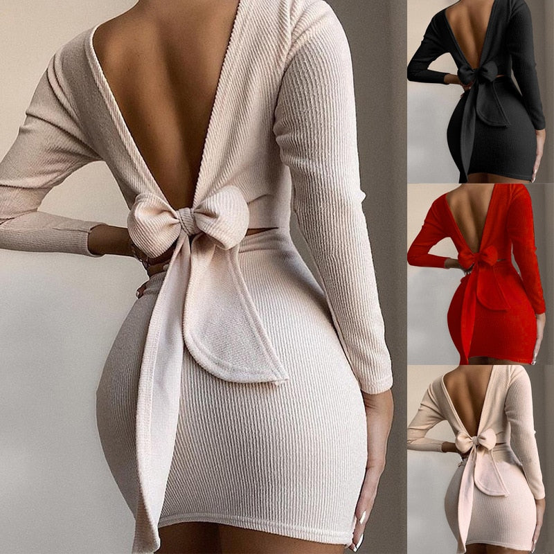 Knitted Dress for Cocktail and Party Occasions