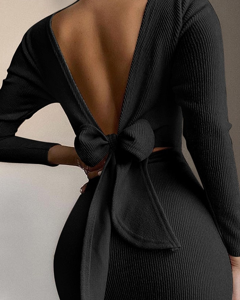 Knitted Dress for Cocktail and Party Occasions