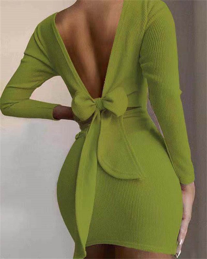Knitted Dress for Cocktail and Party Occasions