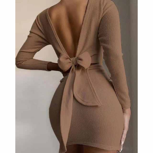 Knitted Dress for Cocktail and Party Occasions
