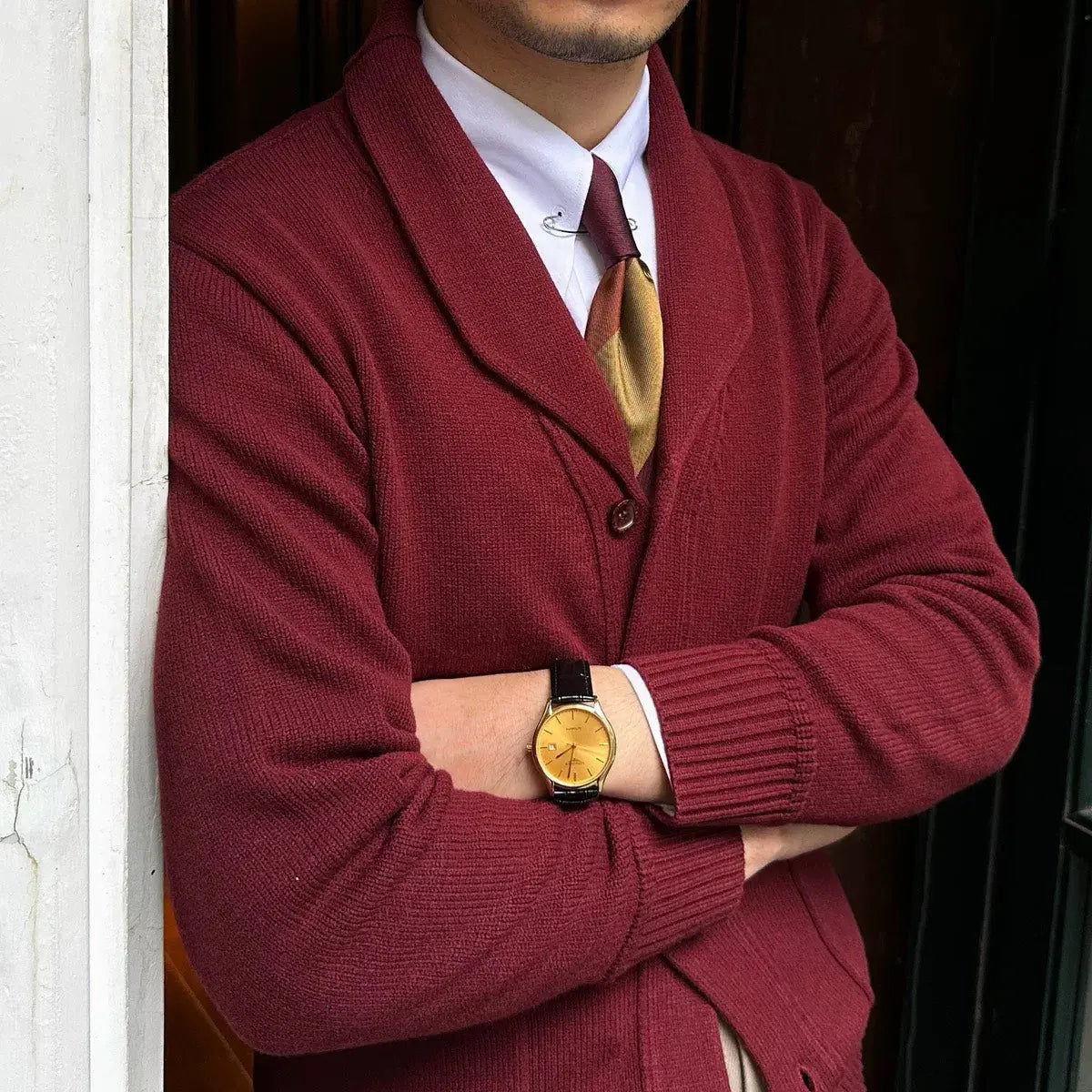 Men's British Knit Cardigan – Classic Comfort Redefined