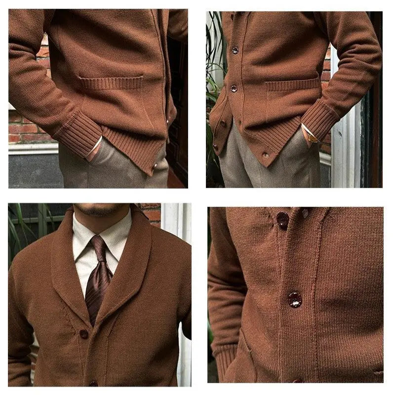 Men's British Knit Cardigan – Classic Comfort Redefined