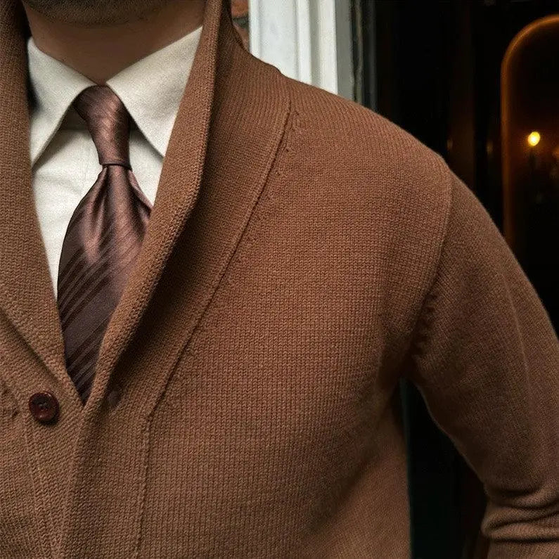 Men's British Knit Cardigan – Classic Comfort Redefined