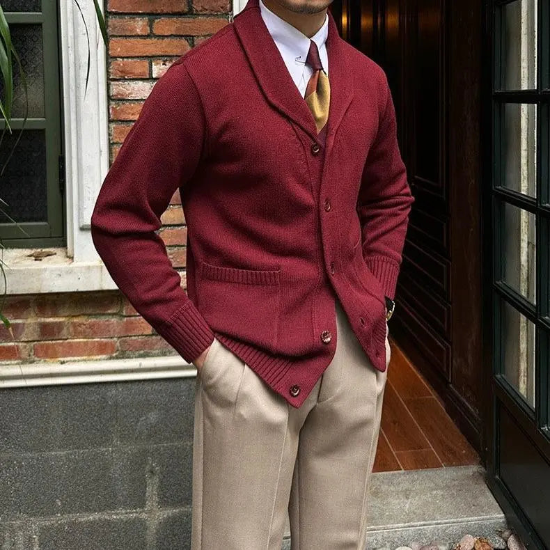 Men's British Knit Cardigan – Classic Comfort Redefined
