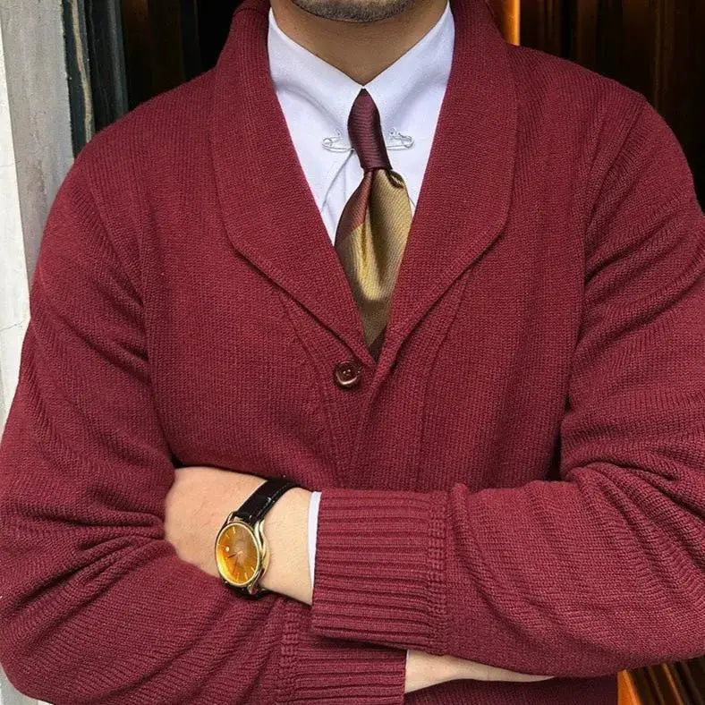 Men's British Knit Cardigan – Classic Comfort Redefined