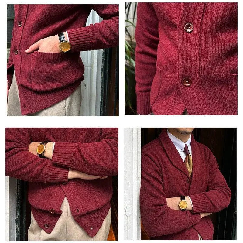 Men's British Knit Cardigan – Classic Comfort Redefined