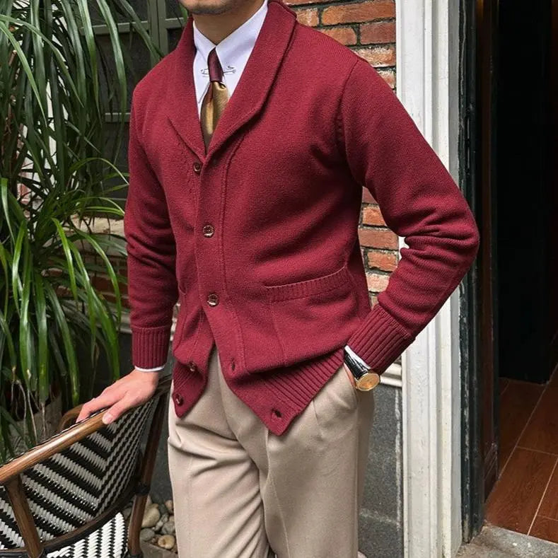 Men's British Knit Cardigan – Classic Comfort Redefined