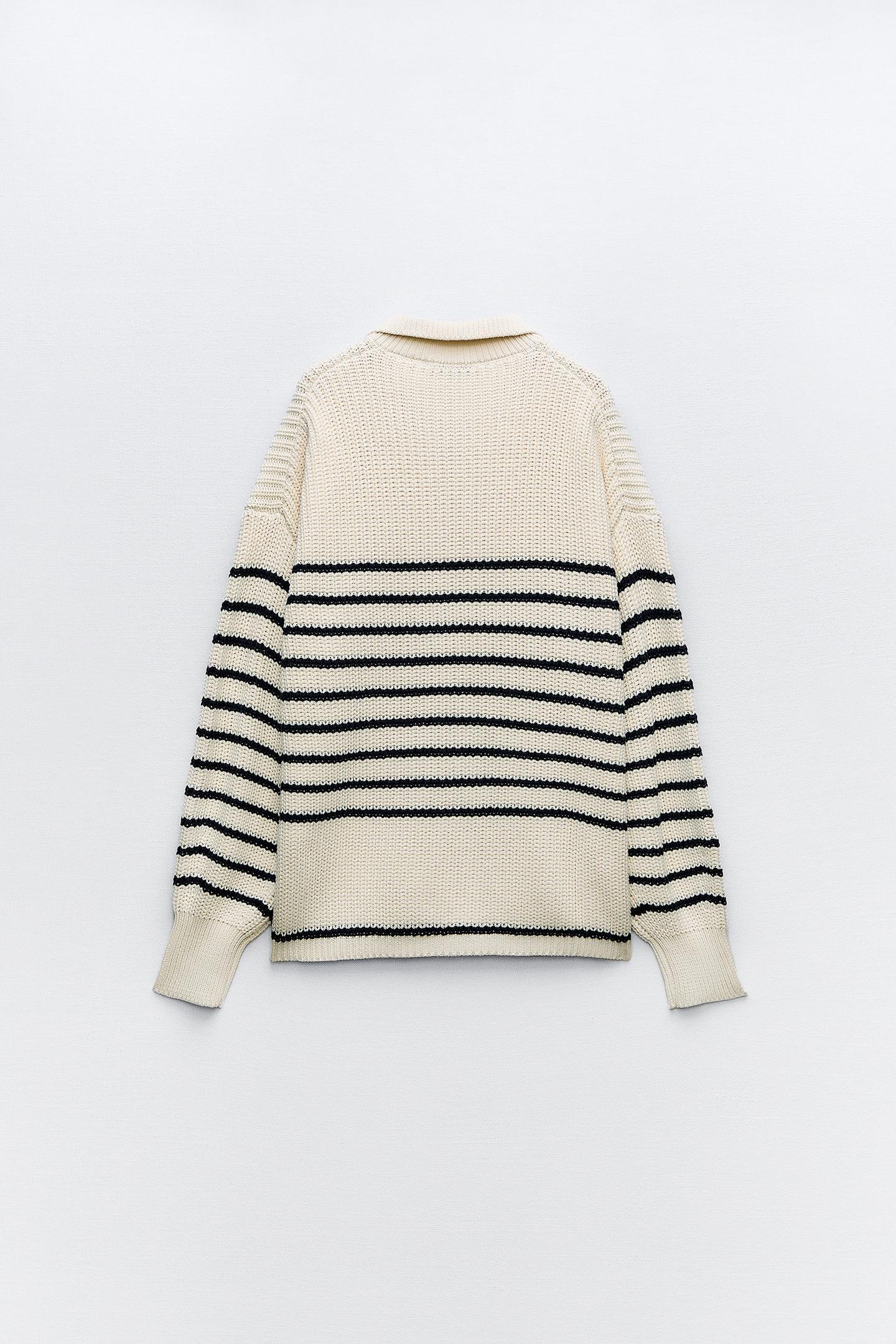 Thrustyle™ - Oversized Knit Polo Woolen Sweater