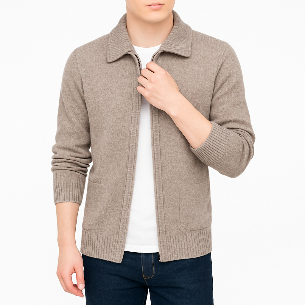 THRUSTYLE | Zipped Cardigan