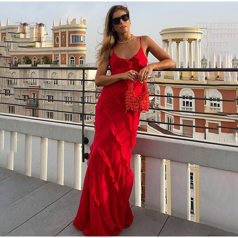 Rosaria | Elegant Ruffle Dress-6