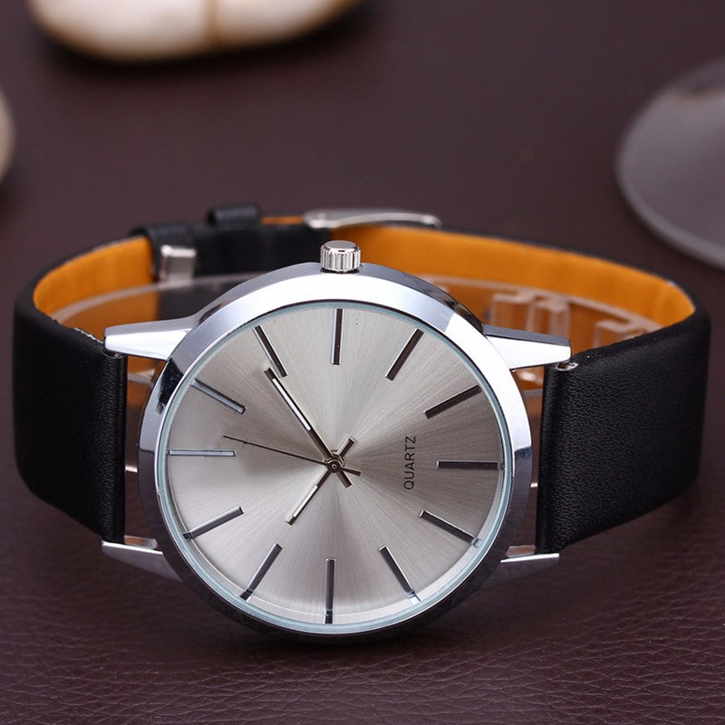 Leather Strap Watch