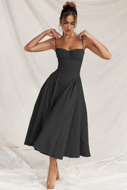Michaela | Sleeveless Midi Dress-1