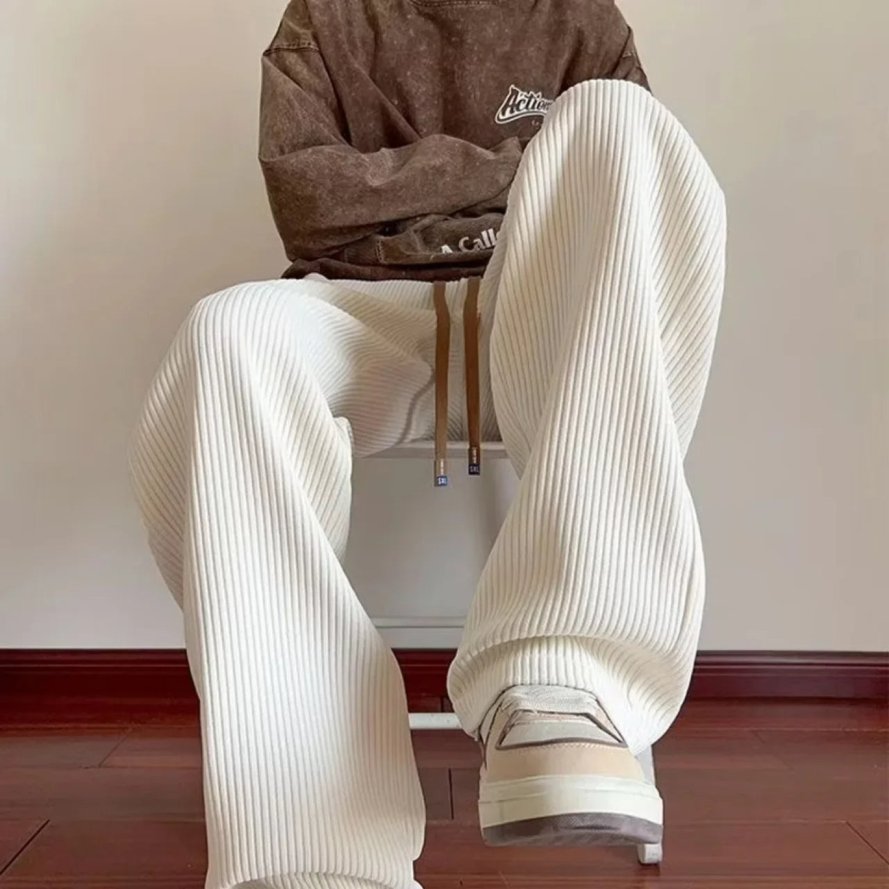 Modern Casual Corduroy Legs