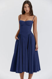 Michaela | Sleeveless Midi Dress-4