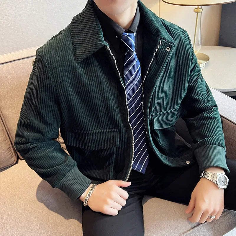The Glacier Insulated Corduroy Jacket – Winter Warmth with Timeless Style