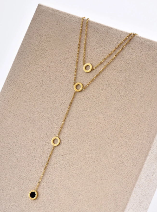 V Long Necklace
