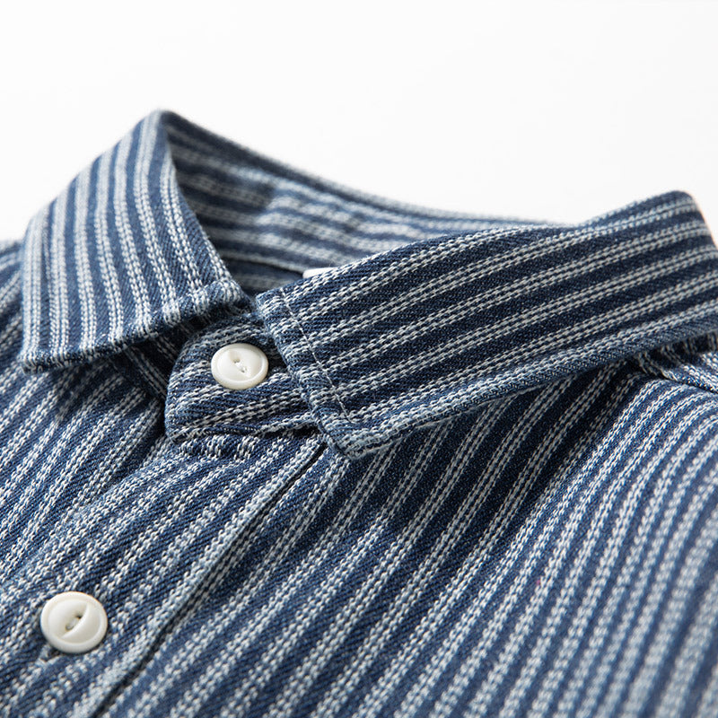 Thrustyle™ - Striped Loose Button Up