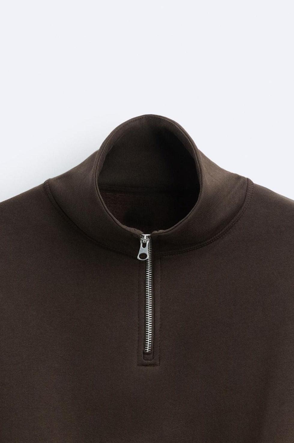 Old Money Casual Quater Zip Hoodie