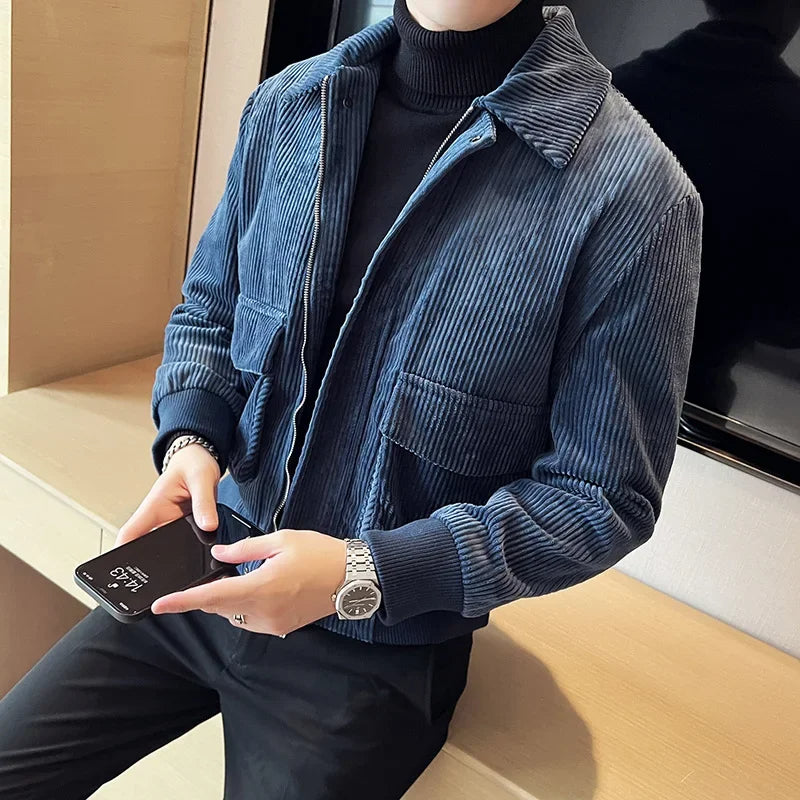 The Glacier Insulated Corduroy Jacket – Winter Warmth with Timeless Style