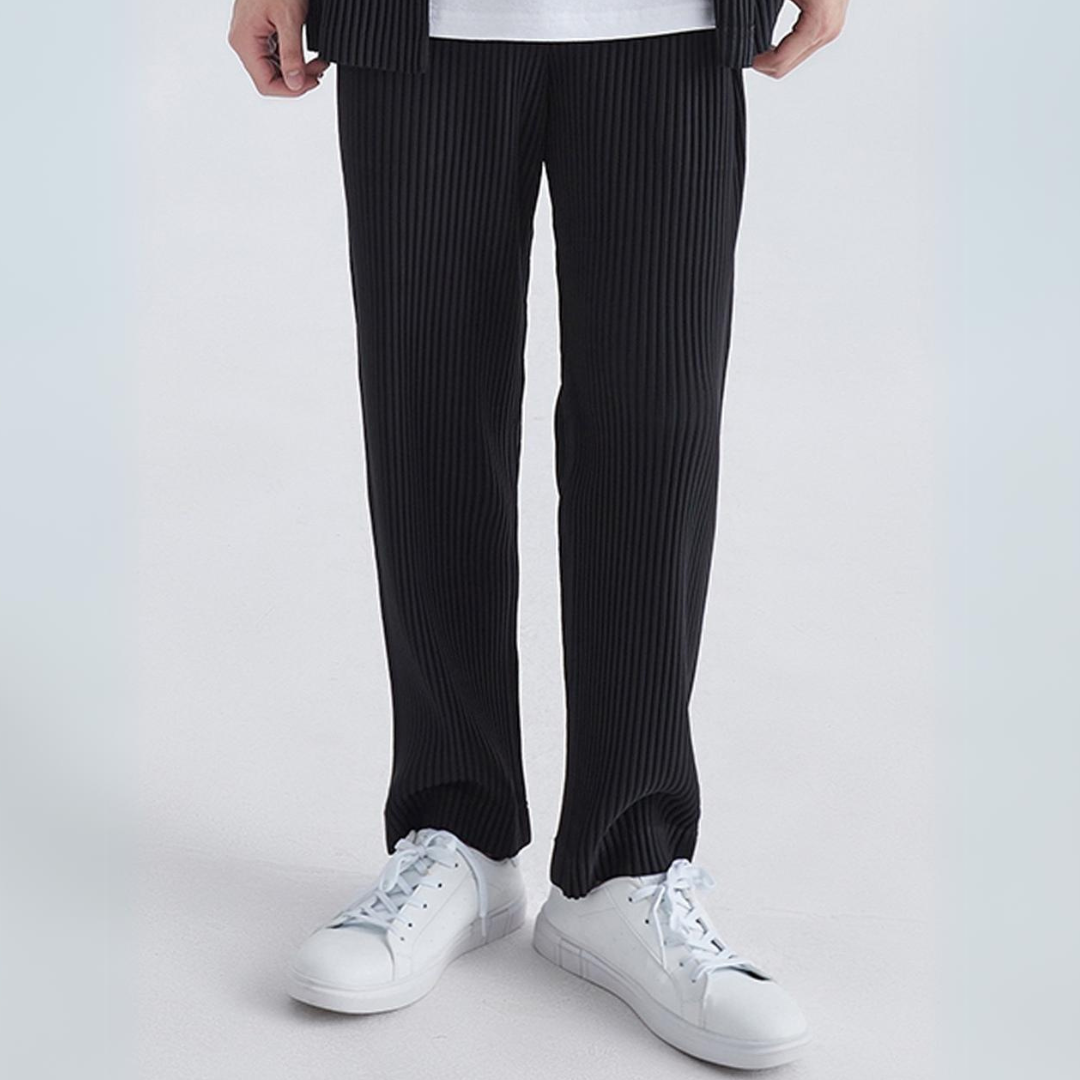 Men’s ribbed cotton pants – relaxed-fit breathable trousers