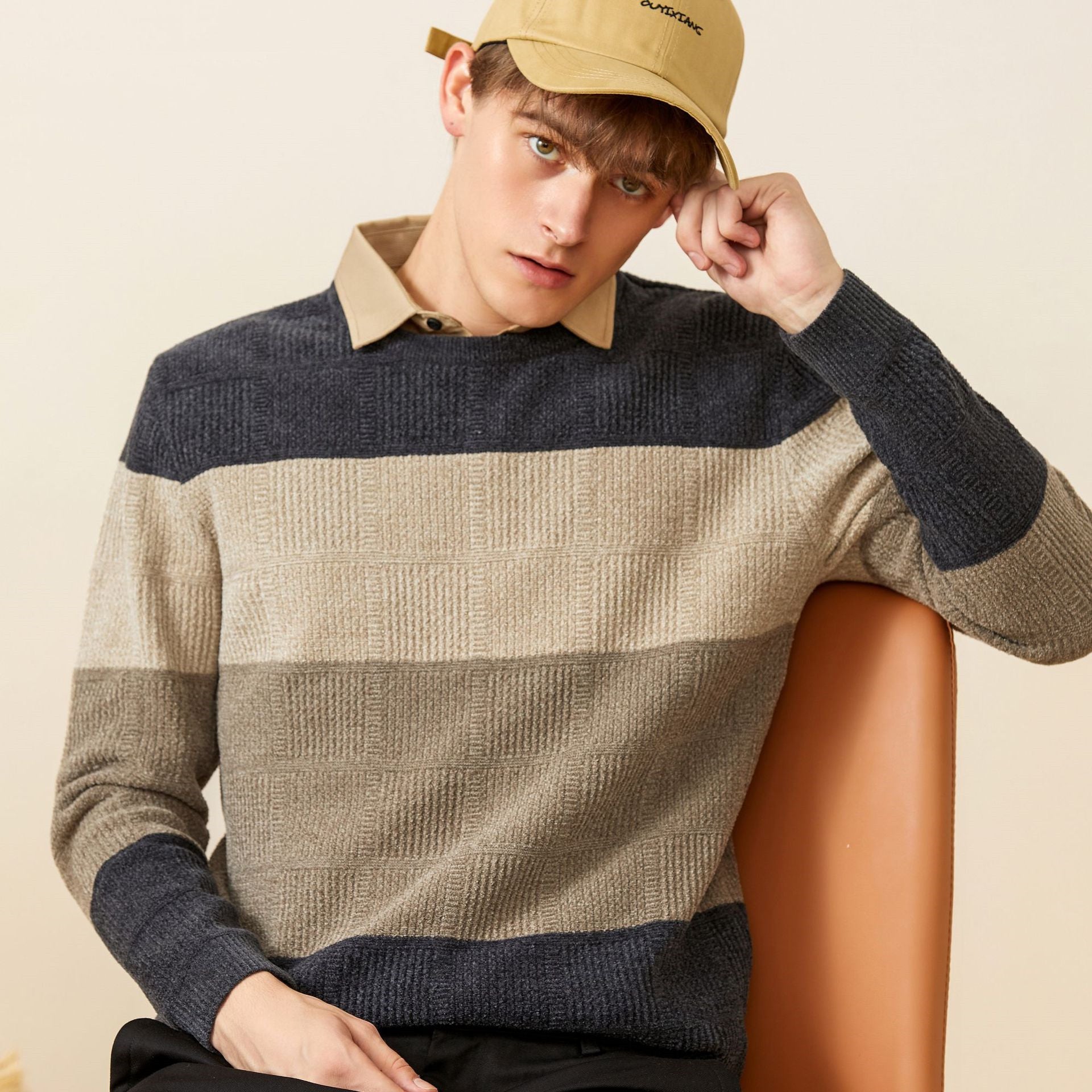 Thrustyle™ - Autumn Striped Sweater