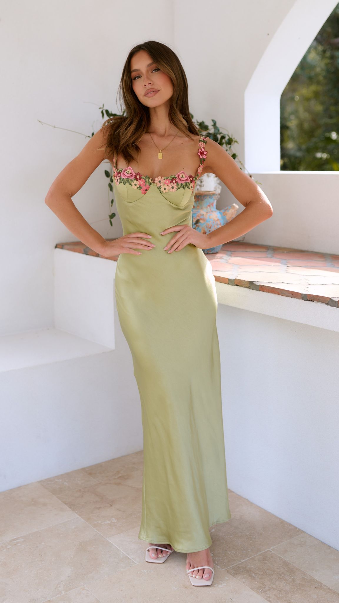 Women’s Maxi Dress – Elegant Floral Design, Comfortable & Versatile-6