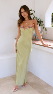 Women’s Maxi Dress – Elegant Floral Design, Comfortable & Versatile-1