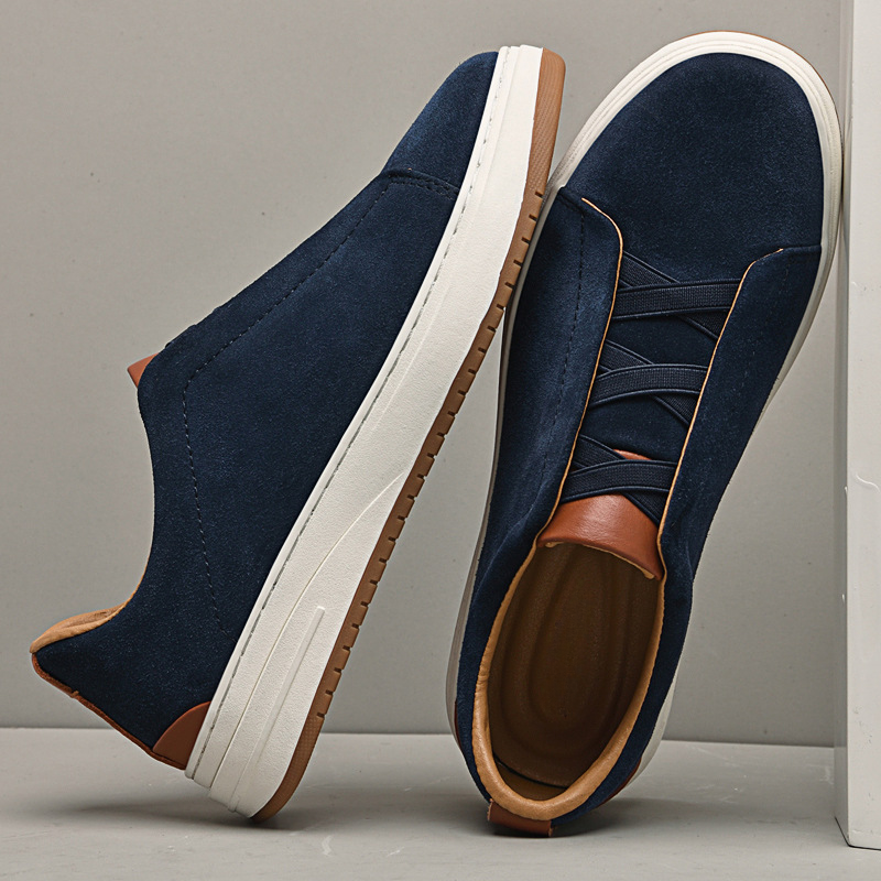 Men’s Suede Sneakers – Italian Craftsmanship, Comfortable Fit-2