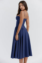 Michaela | Sleeveless Midi Dress-5