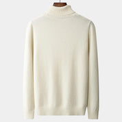 Merino Wool Knitted Turtleneck Sweater