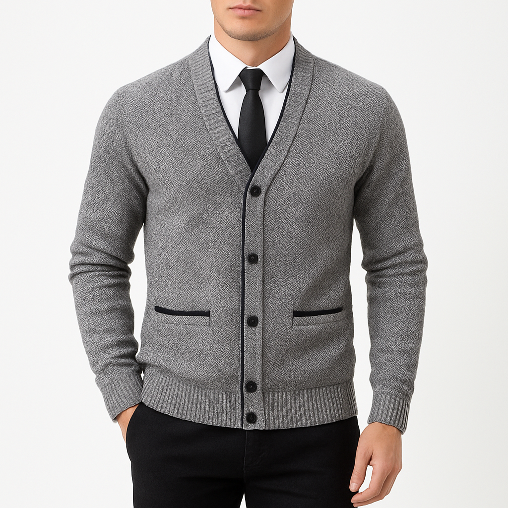 THRUSTYLE | V-Neck Cardigan