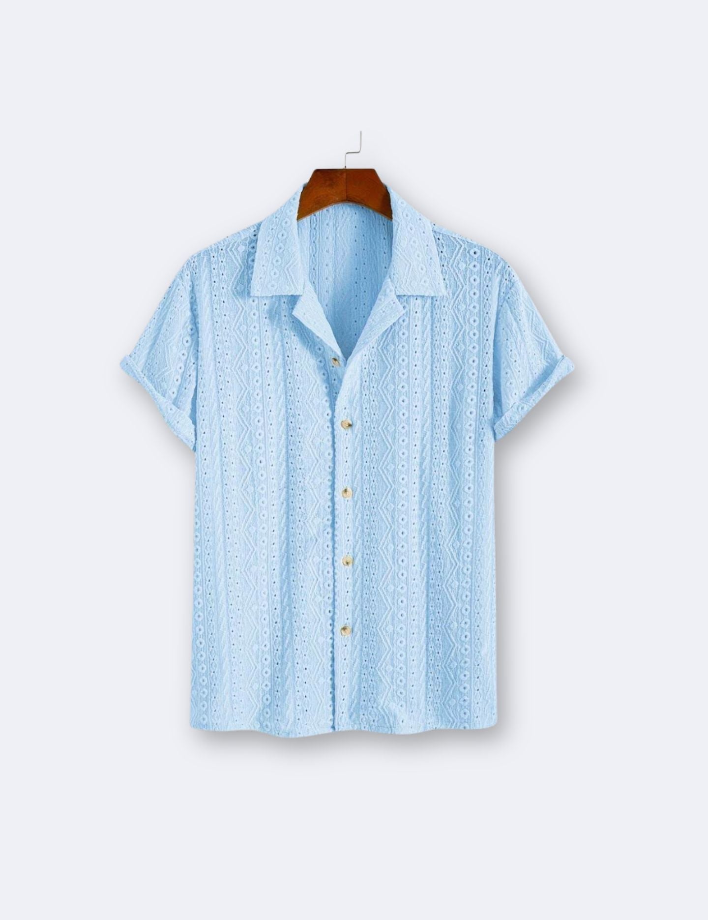 Old Money Patterned Classic Knitted Elegant Summer Polo Shirt