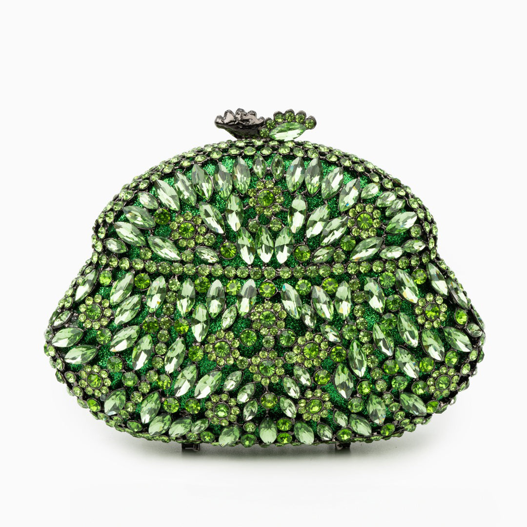 Ophelia Crystals Clutch Bag – Elegant Rhinestone Evening Bag