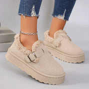 Wool Platform Shoes