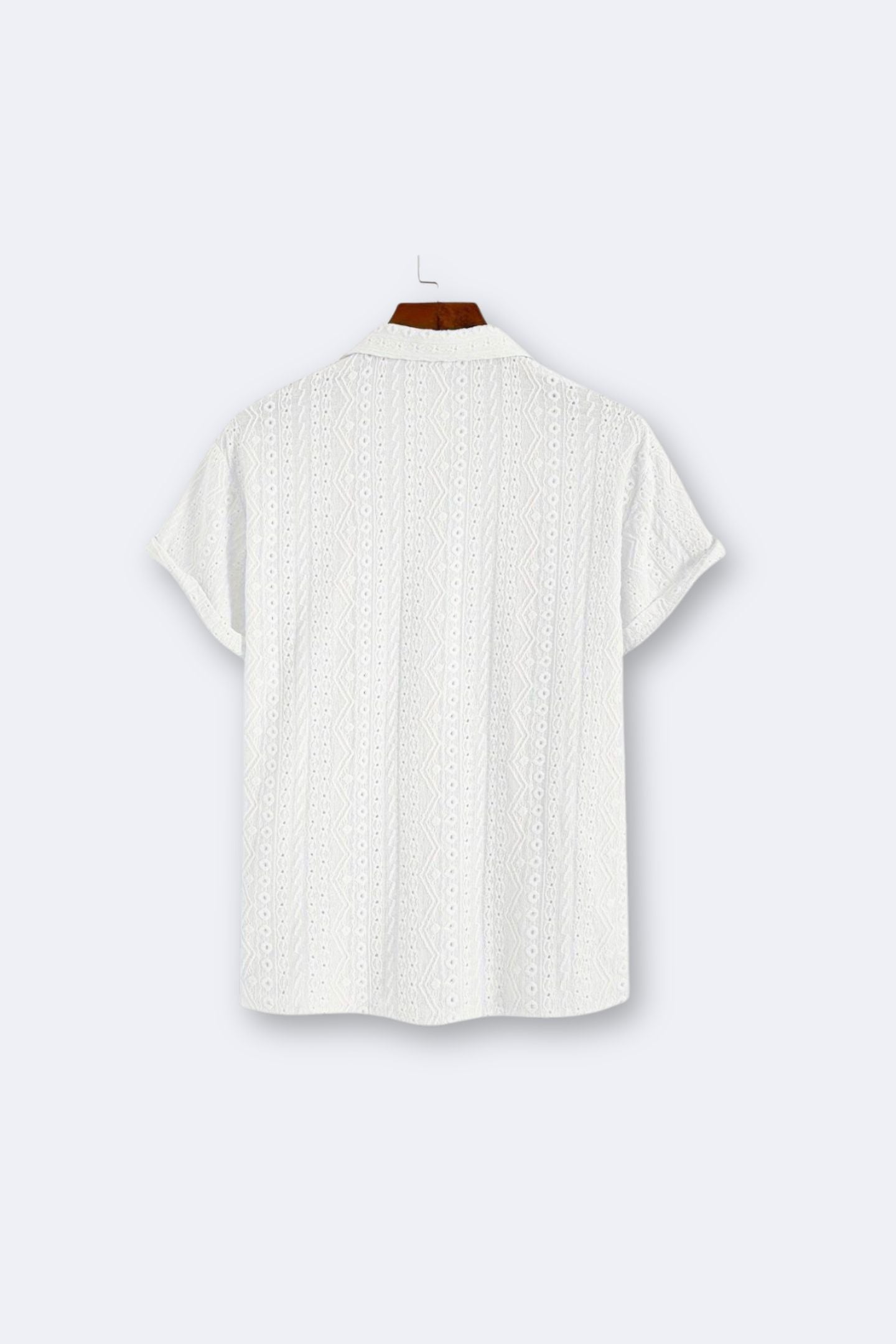 Old Money Patterned Classic Knitted Elegant Summer Polo Shirt