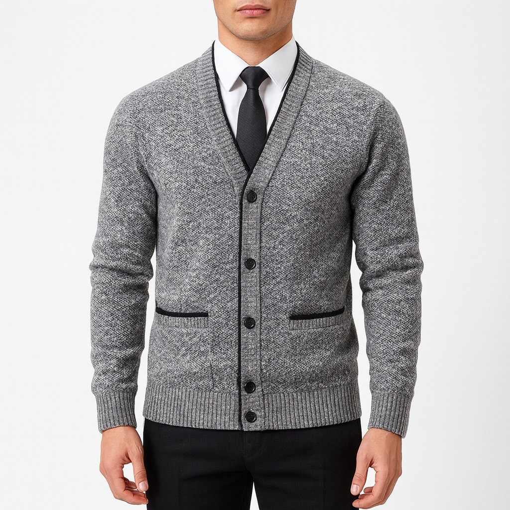 THRUSTYLE | V-Neck Cardigan