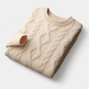 Merino Wool Padded Knitted Sweater