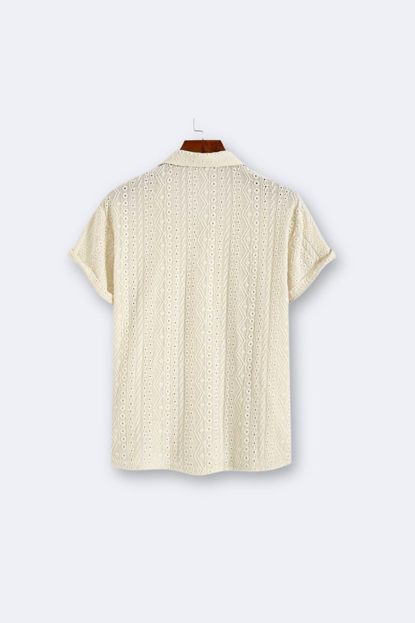 Old Money Patterned Classic Knitted Elegant Summer Polo Shirt