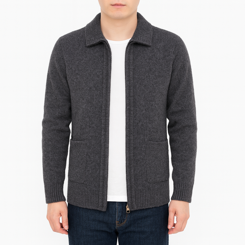 THRUSTYLE | Zipped Cardigan