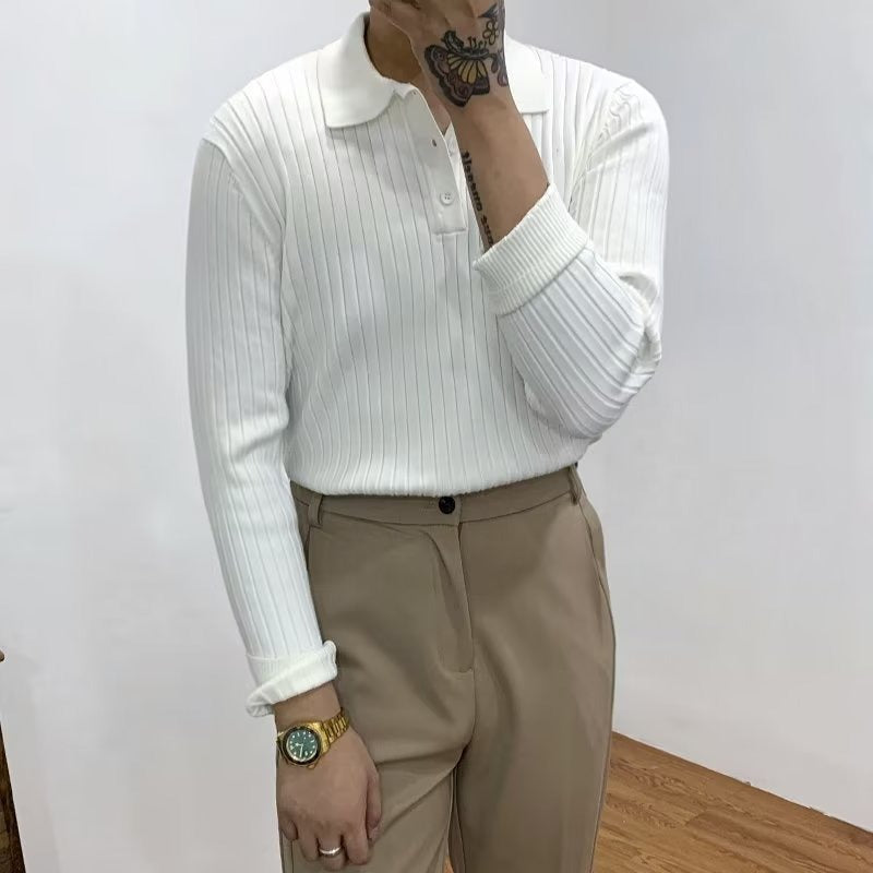 Thrustyle™ - Autumn Lapel Polo Sweater