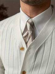 Old Money V-Neck Button-Up Cardigan