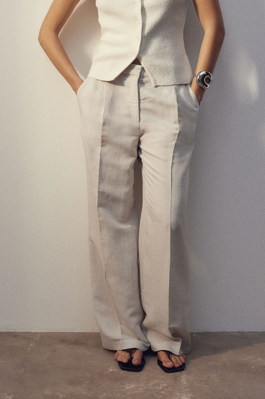 Old Money Linen Long Premium Pants