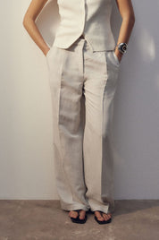 Old Money Linen Long Premium Pants