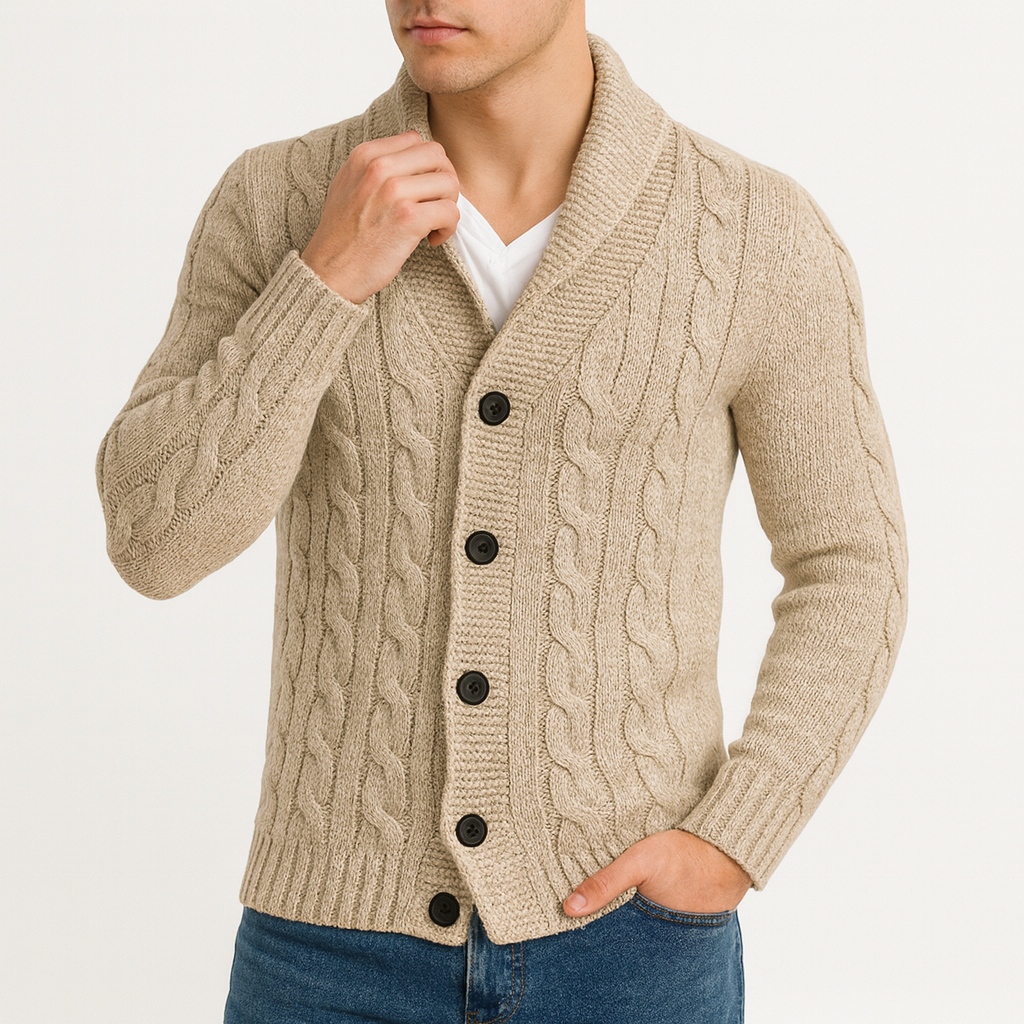 THRUSTYLE | Cable Cardigan