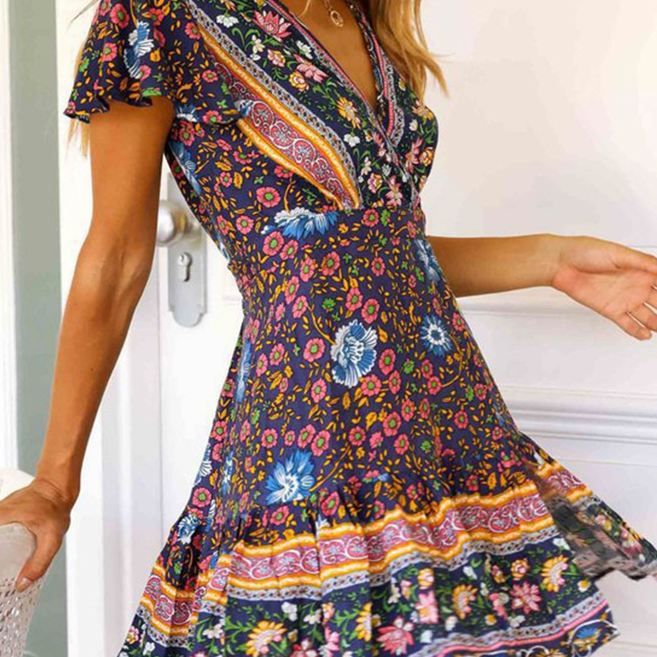 Bohemian-V-Neck-Tie-waist-Slit-Mini-Dress-16.jpg