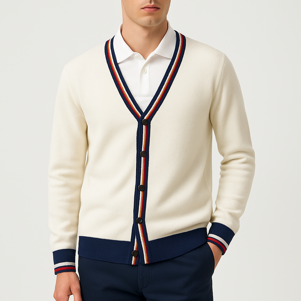 THRUSTYLE | Knit V-Neck Cardigan