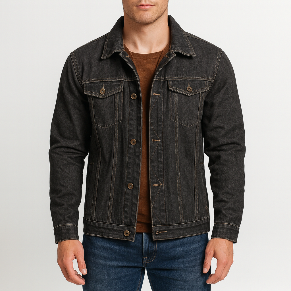 THRUSTYLE | Fleece Denim Jacket