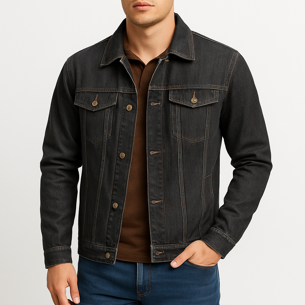 THRUSTYLE | Fleece Denim Jacket