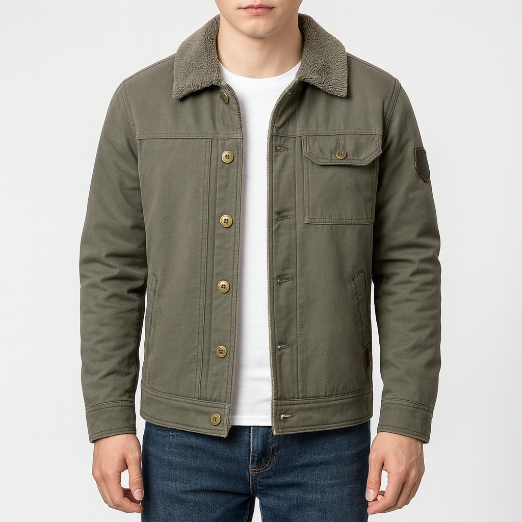 THRUSTYLE | Canvas Fleece Jacket