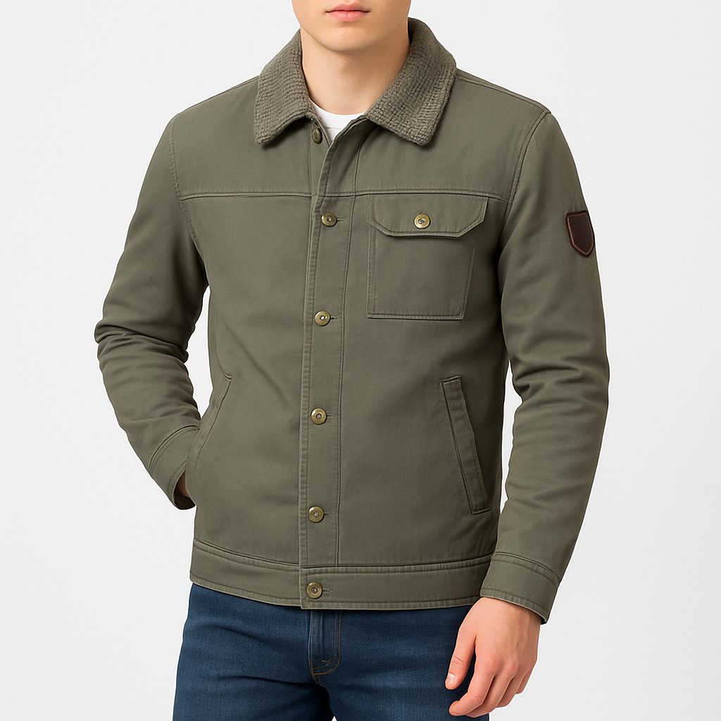 THRUSTYLE | Canvas Fleece Jacket